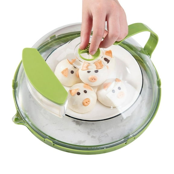 Microwave Cover Guard Lid With Water Storage Box Microwave Oven Plate Cover Anti-Splatter Lid Dishwasher Safe