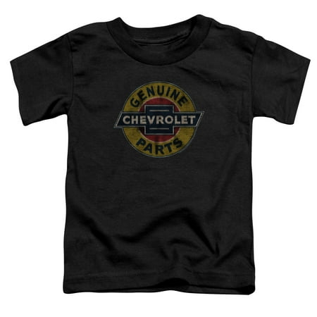 

Chevrolet - Genuine Chevy Parts Distressed Sign - Toddler Short Sleeve Shirt - 3T