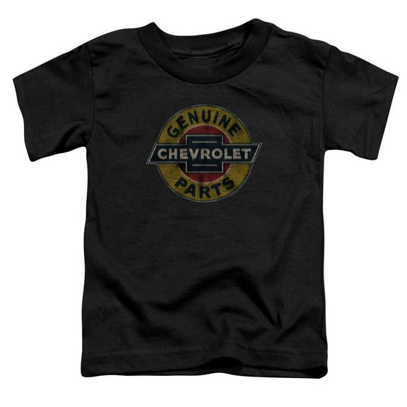 Chevrolet - Genuine Chevy Parts Distressed Sign - Toddler Short Sleeve Shirt - 2T