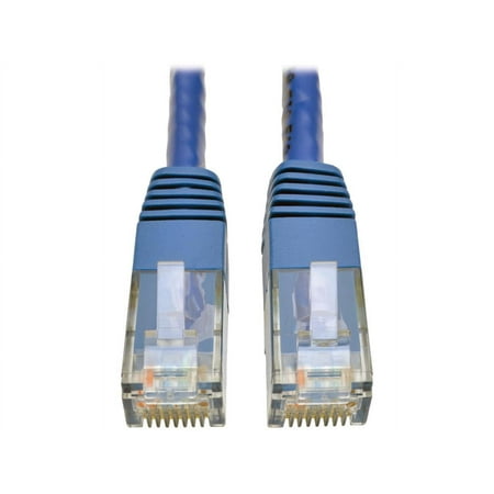 UPC: 0037332194466 | TRIPP LITE N200-005-BL 5 ft. Cat 6 Blue Cat6 Gigabit Molded Patch Cable RJ45 M/M 550MHz 24 AWG Blue 5