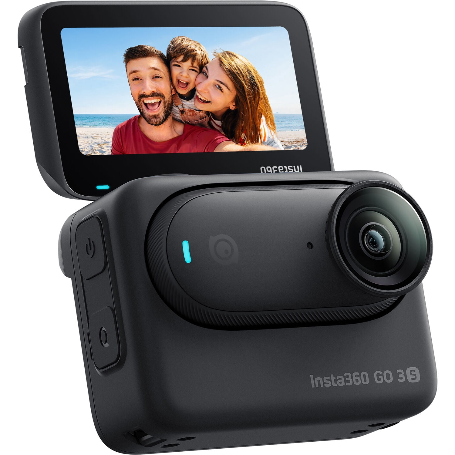 Insta360 GO 3S - 128 GB Black 4K Camera + Insta360 GO 3S Action Mount Set + 50-in-1 Accessory Kit + Travel Case