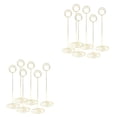 thumbnail image 4 of Advancent 6 Pcs 22cm Tall Table Number Clips Photo Cards  Holder Paper Menu 2piezas Oro, 4 of 6