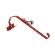 GUARDIAN FALL PROTECTION Qual-Craft 2481 Ladder Hook with Roller, Red, Steel