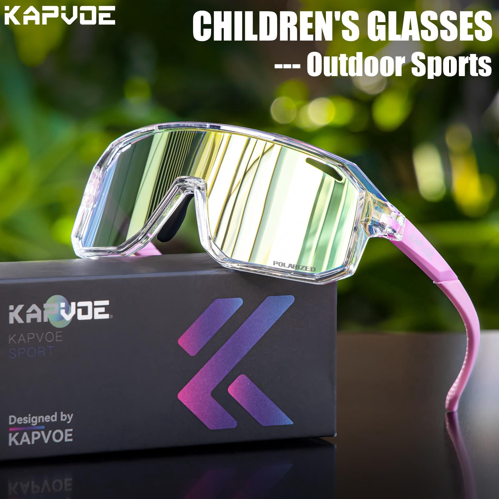 Lunettes De Soleil Sport Pour Enfants 3-14 Ans – Protection UV400, Verres PC Anti-choc | Idéal Vélo, Skate, Baseball – Modèle K9035 - 7