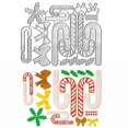 thumbnail image 1 of Set navideño de troqueles de corte de metal DIWULONG 17 x 13 cm, 1 of 6