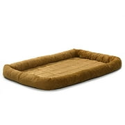 MidWest Homes for Pets 36L-Inch Cinnamon Dog Bed or Cat Bed w/ Comfortable Bolster | Ideal for Medium / Large Dog Breeds & Fits a 36-Inch Dog Crate | Easy Maintenance Machine Wash & Dry (40236-CN)