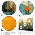 thumbnail image 3 of Designart "Nostalgic Remix I" Abstract Collages Floater Framed Wall Decor, 3 of 7