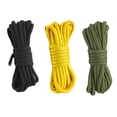 thumbnail image 1 of Cuerda de paracaídas Worallymy para acampar al aire libre supervivencia 7 cuerdas trenzadas 4 mm de diámetro 10 metros cuerda de paracaídas color negro Worallymy JD735810180, 1 of 7