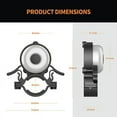 thumbnail image 3 of Bicycle Bell，Positioning Anti-lost Resistant Bike Alarm Horn for Outdoor Cycling，black, 3 of 6