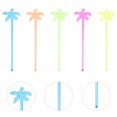 thumbnail image 4 of 50 Pcs Coconut Tree Stir Sticks Plastic Swizzle Sticks Coffee Beverage Drink Stirrers (Mixed), 4 of 8