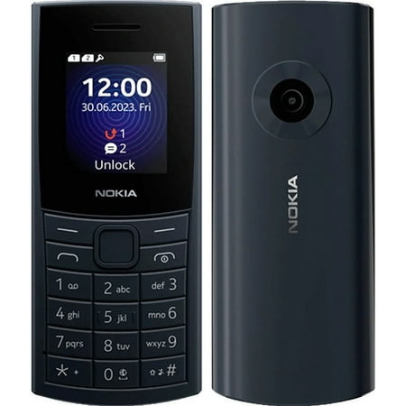 Nokia 110 DUAL SIM 48MB ROM + 128MB RAM (GSM Only | No CDMA) Factory Unlocked 4G/LTE Cellphone (Midnight Blue) - International Version