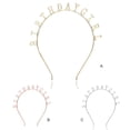 thumbnail image 4 of Diadema Minnieouse con letras para cumpleaños Accesorio para el cabello oro rosa, 4 of 6