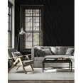 thumbnail image 5 of NextWall Jet Black Ikat Eclipse Peel and Stick Wallpaper - 20.9 in. W x 18 ft. L Roll, 5 of 7