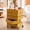 Yellow, variant on 360° 5-Tier Rotating Drawers End Table for Bedroom, Modern Bedside Furniture w/Wheels& Lock, Rotating Night Stand for Bedroom, Closet, Dorm, Living Room, Office, Yellow