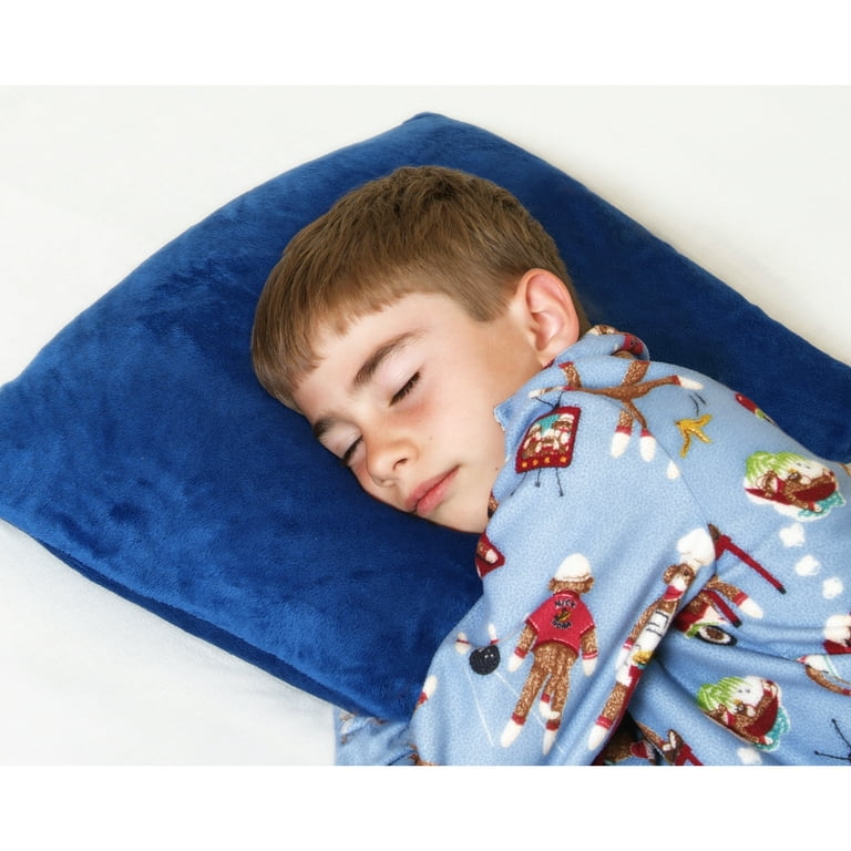 My First Memory Foam Youth Pillow in Blue