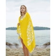 thumbnail image 2 of Baroque Yellow Beach Towels Oversized Super Absorbent, Vintage Damask Classic Floral Lightweight Bath Towel Quick Dry Sets For Bathroom/Pool/Rv Camping/Beach Play/Gym Room/Picnic 23"x47", 2 of 8