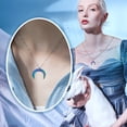 16Pcs 4 Style 201 Stainless Steel Pendants Double Horn/Crescent Moon