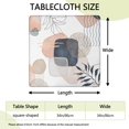 thumbnail image 2 of Bohemian Pattern Square Tablecloth 34x34 Inch with Fitted Elastic Hem, Perfect for Card Tables, Kitchen Breakfast Nooks and Patio, 2 of 6