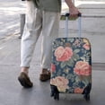 thumbnail image 3 of Pioneer Flower Floral Print Pattern Luggage Cover Fashion Suitcase Cover Baggage Covers Fit 25-28 Inch Luggage (Go Travel), 3 of 5