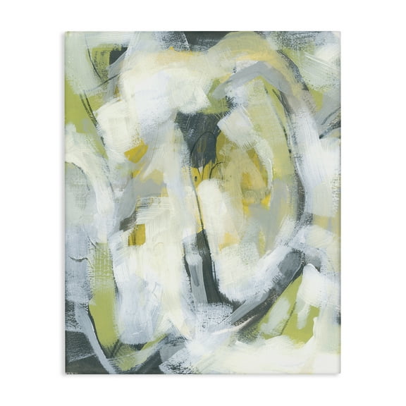 Stupell Industries Complex Abstract Distortion Abstract Painting Gallery Wrapped Canvas Art Print Wall Art, 16 x 20