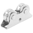 thumbnail image 4 of Sliding Gate Track Pulley, High Strength Stainless Steel Groove Wheel Wear  1.89in Diameter With Bracket For Wire Rope Rail, 4 of 8