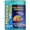 Mylanta Gas Chewable Mini Tablets, Assorted Fruit 50 ea (Pack of 6)