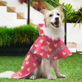 thumbnail image 4 of Large Dog Waterproof Adjustable Rain Poncho Lightweight Reflective Pink XXL, 4 of 6