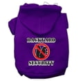 thumbnail image 1 of Backyard Security Screen Print Pet Hoodies Purple Size S (10), 1 of 1