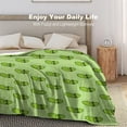 thumbnail image 5 of LHSHID Pickle Blanket for Girls 40x50 Inches Flannel Blankets Soft Fuzzy Plush Throws Gift Green Funny Throw Blanket for Couch Sofa, 5 of 8