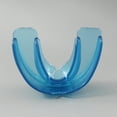 thumbnail image 4 of dianhelloya Mouth Guard BPA-free Anti-crushing TPE Silicone Double Support Sports Mouthguard for Adults Blue 1, 4 of 8