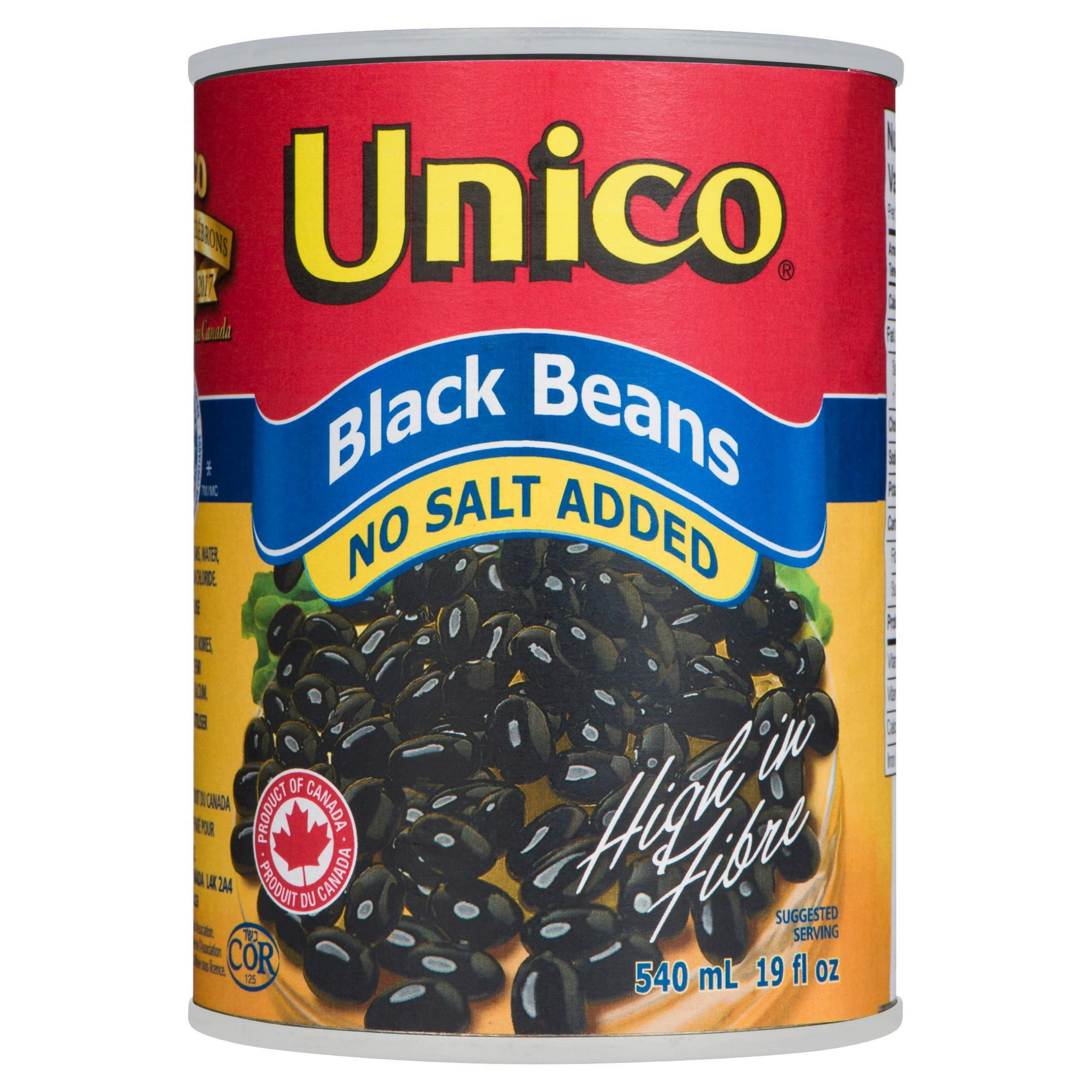 Unico No Salt Added Black Beans