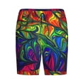 thumbnail image 6 of Daiia Pride Rainbow Mens Woven Stretch Pajama Short,Short Pajama Pants-Small, 6 of 7