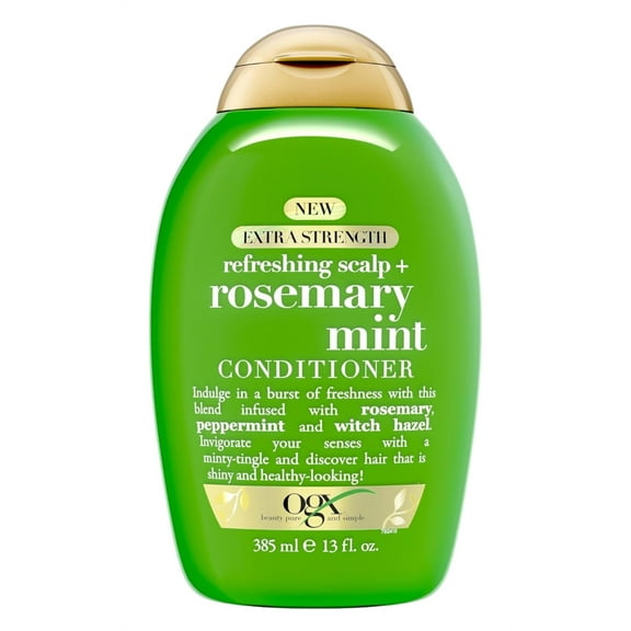 Ogx Conditioner Rosemary Mint Extra Strength 13 Ounce (385ml) (Pack of 3)