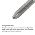 thumbnail image 3 of Uxcell 1/8-40 UN Straight Flute Tap and 2.5mm Drill Bit Set High Speed Steel Titanium Plated, 3 of 6