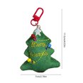 thumbnail image 3 of Llavero Navideño - Lindo Llavero Festivo para Llaves de Coche, Bolso, Mochila o Cartera - Llavero de Plástico con Cierre de Mosquetón, 11,5 X 7 Cm, 3 of 6