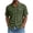 a01Army Green, variant on Mens Collared Shirts with Two Pockets Short Sleeve Button Down Shirt Casual Regular Fit Business Summer Tops Khaki S