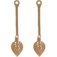 thumbnail image 2 of Set of 2 Boho Curtain Tiebacks, Leaves Cotton Macrame Curtain Clips, Feather Curtain Clips Curtain Clips for Curtains Drapery Decor, 2 of 5