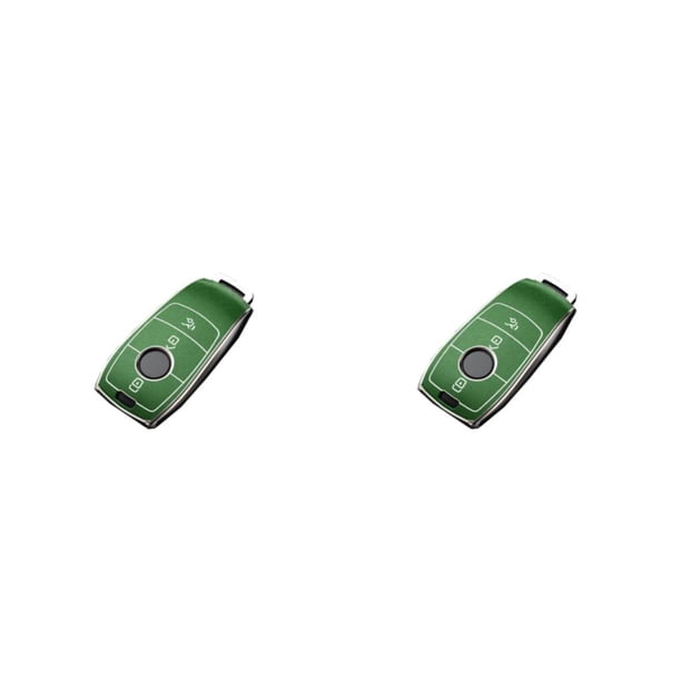 Riwesomey Funda de llave modificada para coche, funda protectora para coche, protección antiarañazos, accesorios de moda, repuesto para Verde 2piezas
