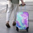 thumbnail image 3 of Colorful Tie Dye Pattern Luggage Cover Fashion Suitcase Cover Baggage Covers Fit 25-28 Inch Luggage (Go Travel), 3 of 5