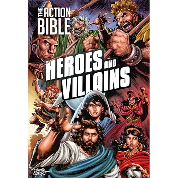 Pre-Owned The Action Bible: Heroes and Villains Paperback