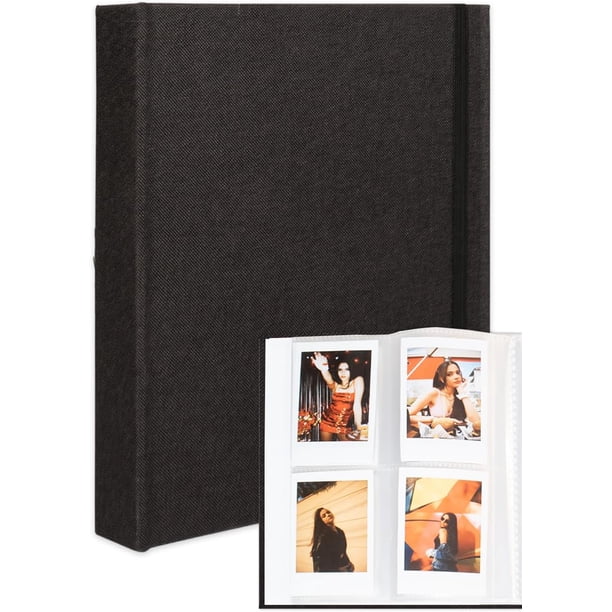 Álbum de fotos mini para Fujifilm Instax Mini Polaroid Snap, libro de imágenes de lino, cada álbum pequeño contiene 208 fotos