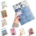 thumbnail image 1 of Funda Inteligente de Cuero Floral con Soporte para Lápiz, Encendido/apagado Automático para iPad Air 13"/Pro 12.9" Color B, 1 of 7