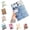 color b, variant on Floral Leather Smart Cover with Pencil Holder Auto Sleep Wake for iPad Air 13"/Pro 12.9" Color A