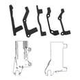 thumbnail image 3 of bike Disc Brake Caliper Mounting Adapter A/B Column Turn 160/180/203MM bicycle, 3 of 10