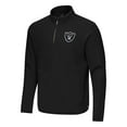 thumbnail image 2 of Men's Antigua Black Las Vegas Raiders Step Up Quarter-Zip Pullover, 2 of 3