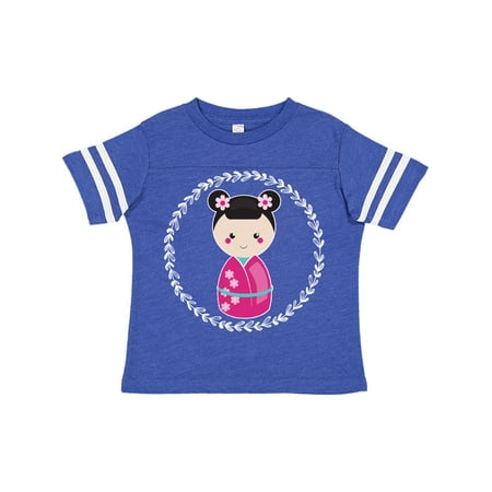 

Inktastic Girls Pink Kokeshi Doll Cute Gift Toddler Toddler Girl T-Shirt