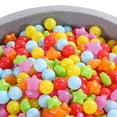 thumbnail image 3 of Bolitas para Piscina de Pelotas Heopeis Paquete de 100 Estrellas y Redondas Sin BPA, 3 of 9