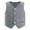 Gray, variant on Alvivi Kids Boys Gentleman Vest V Neck Button Down Pointed Hem Birthday Party Suit Waistcoat Gray 12