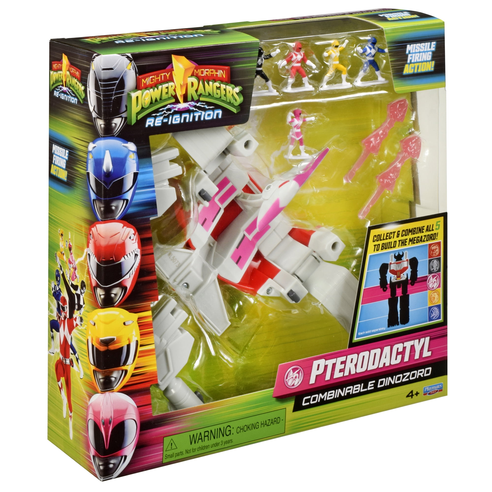 Mighty Morphin Power Rangers: Re-Ignition - Pterodactyl Combinable Dinozord for kids 4+ y Playmates Toys