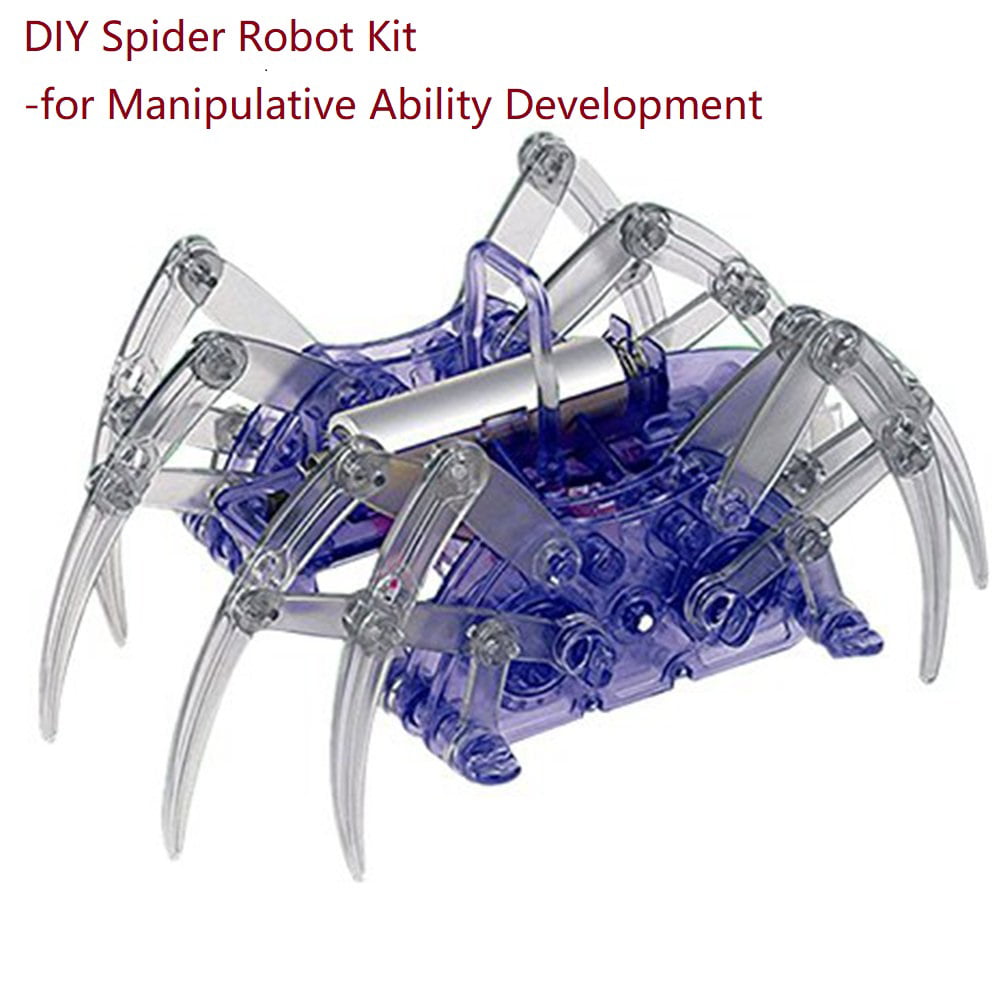 DIY Building Kit Science Christmas Scientific Robot Toy Spider Robot Kit 